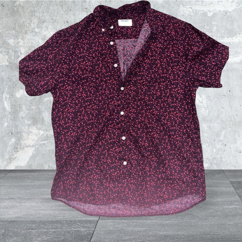 Floral Button-Up Shirt